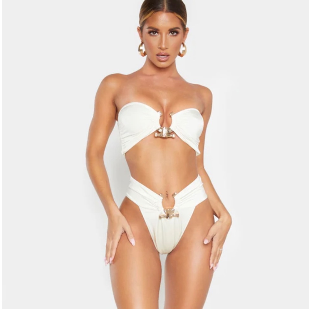 Cream/ white bikini NWT